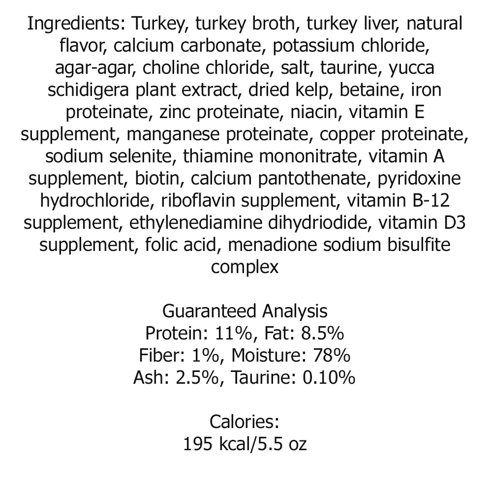 PureVita - Grain Free Turkey &amp; Turkey Liver Cat Food