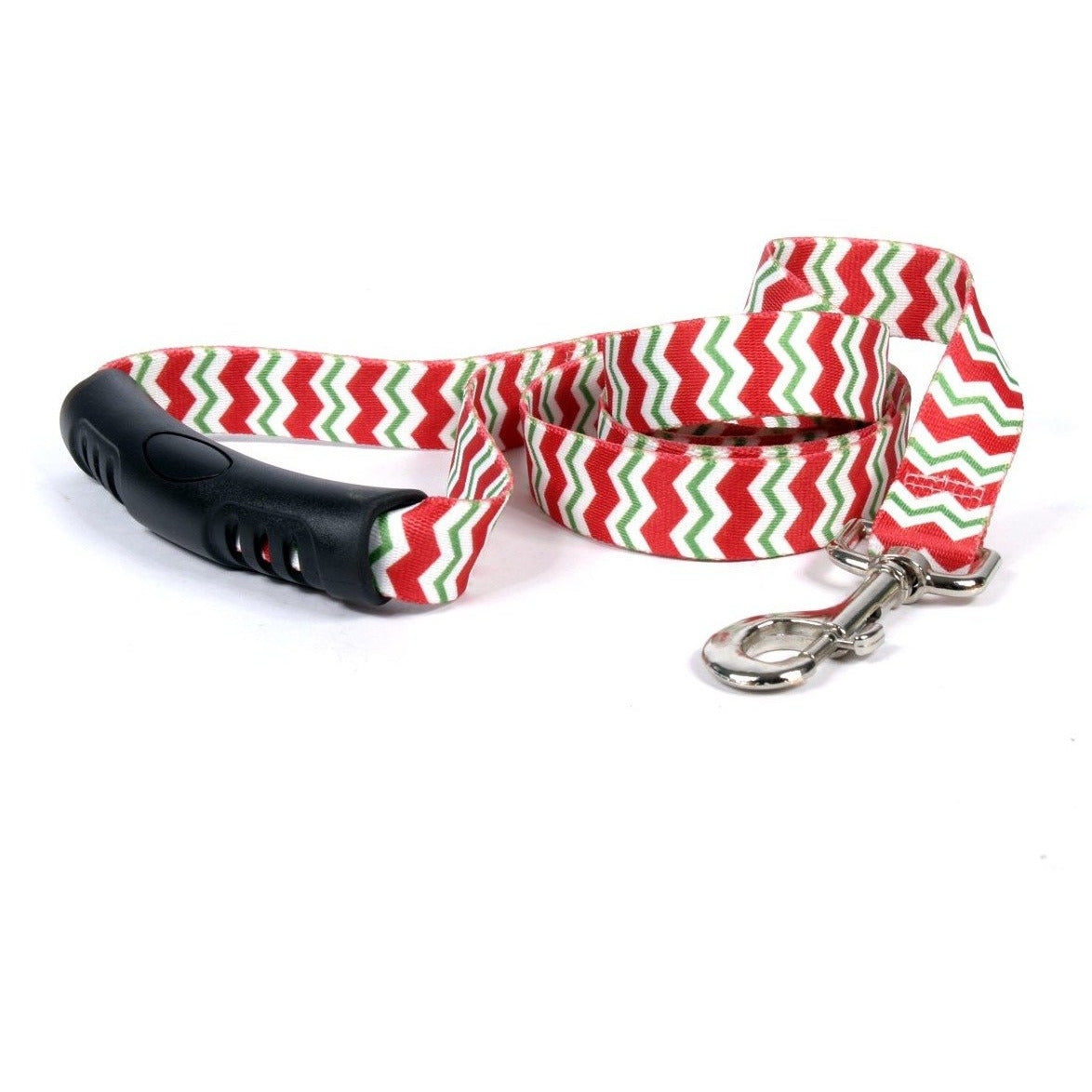 Yellow Dog Design - EZ-Grip Holiday Peppermint Chevron Leash