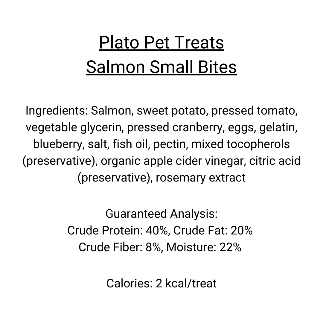 Plato Pet Treats - Salmon Small Bites