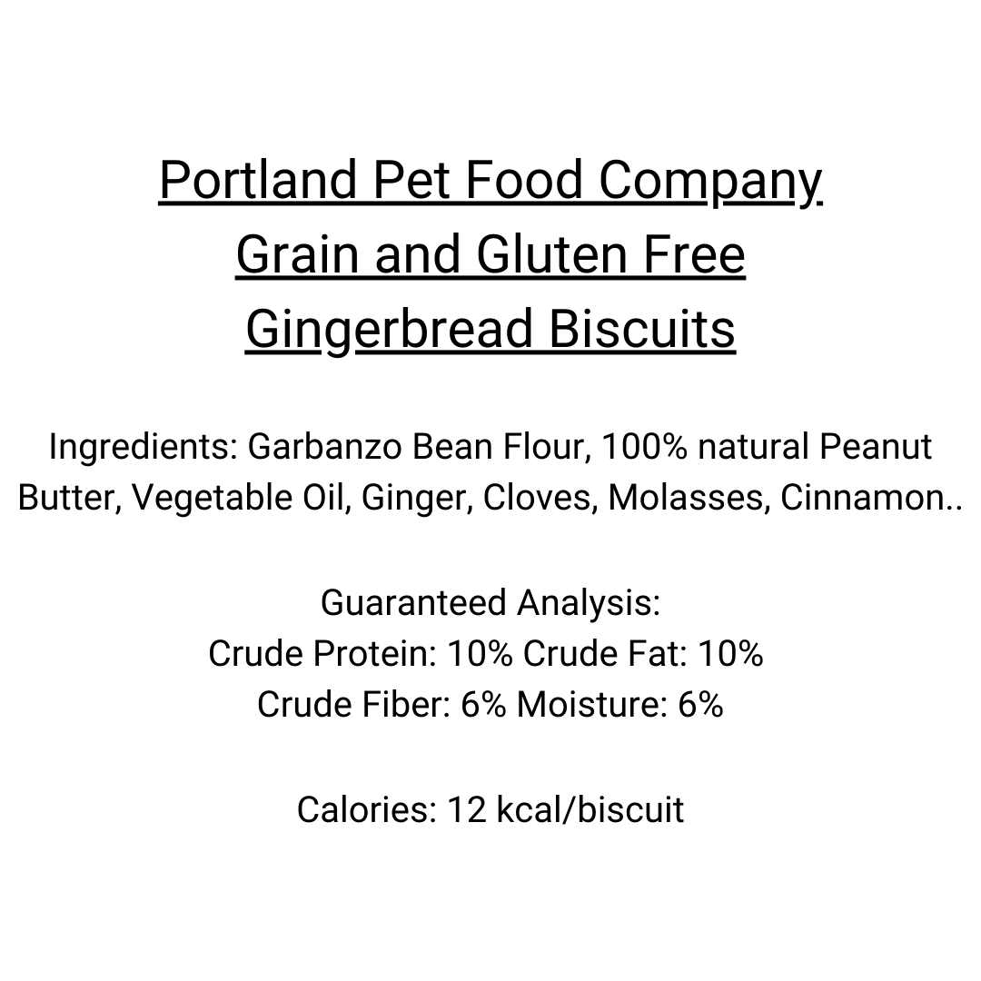 Portland Pet Food - Grain &amp; Gluten-Free Gingerbread Biscuit