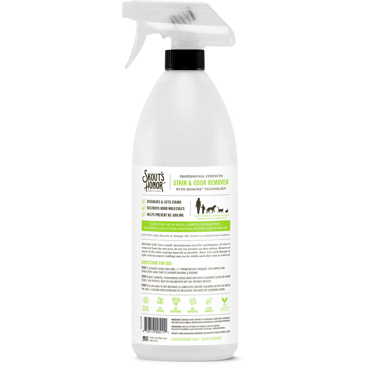 Skout&#39;s Honor - Stain &amp; Odor Remover