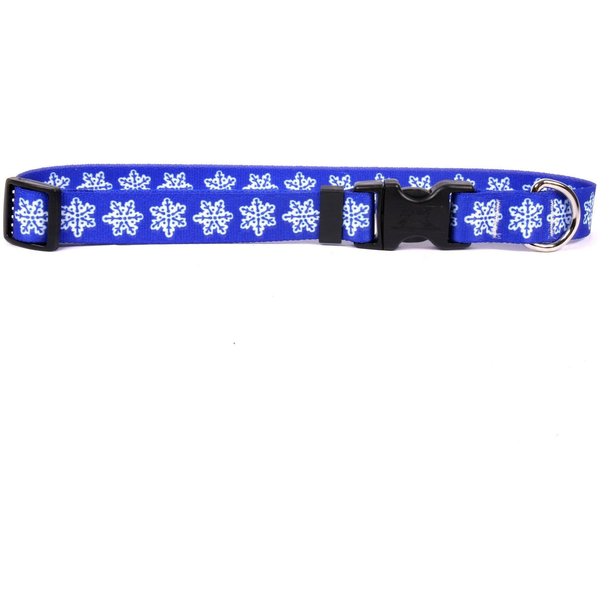 Yellow Dog Design - Holiday Blue Snowflakes Collar