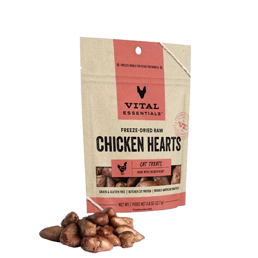 Vital Essentials Freeze-Dried Chicken Hearts