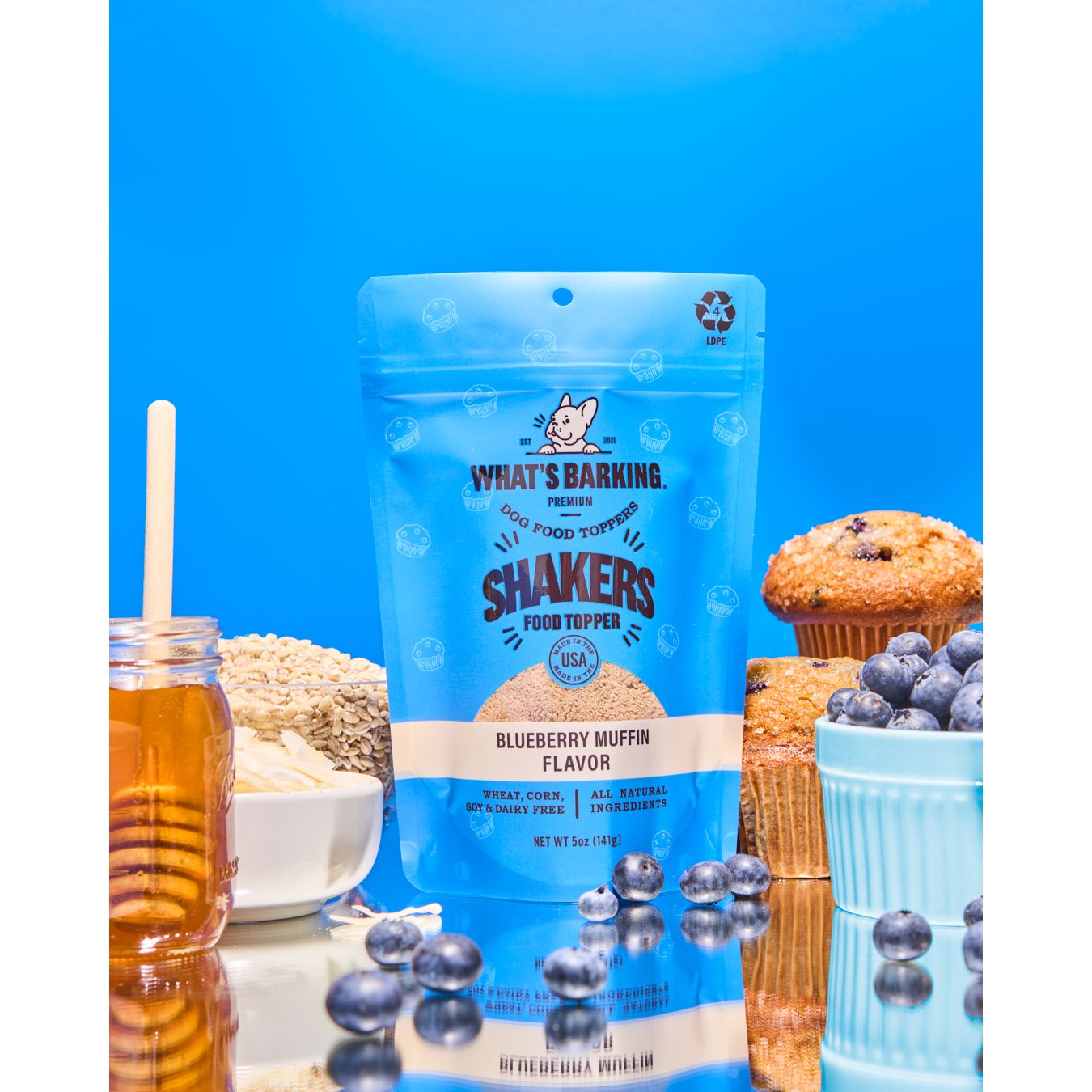 What's Barking - Blueberry Muffin Food Topper