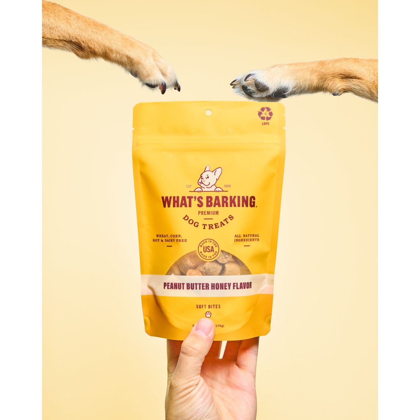 What's Barking - Peanut Butter Honey Dog Treats