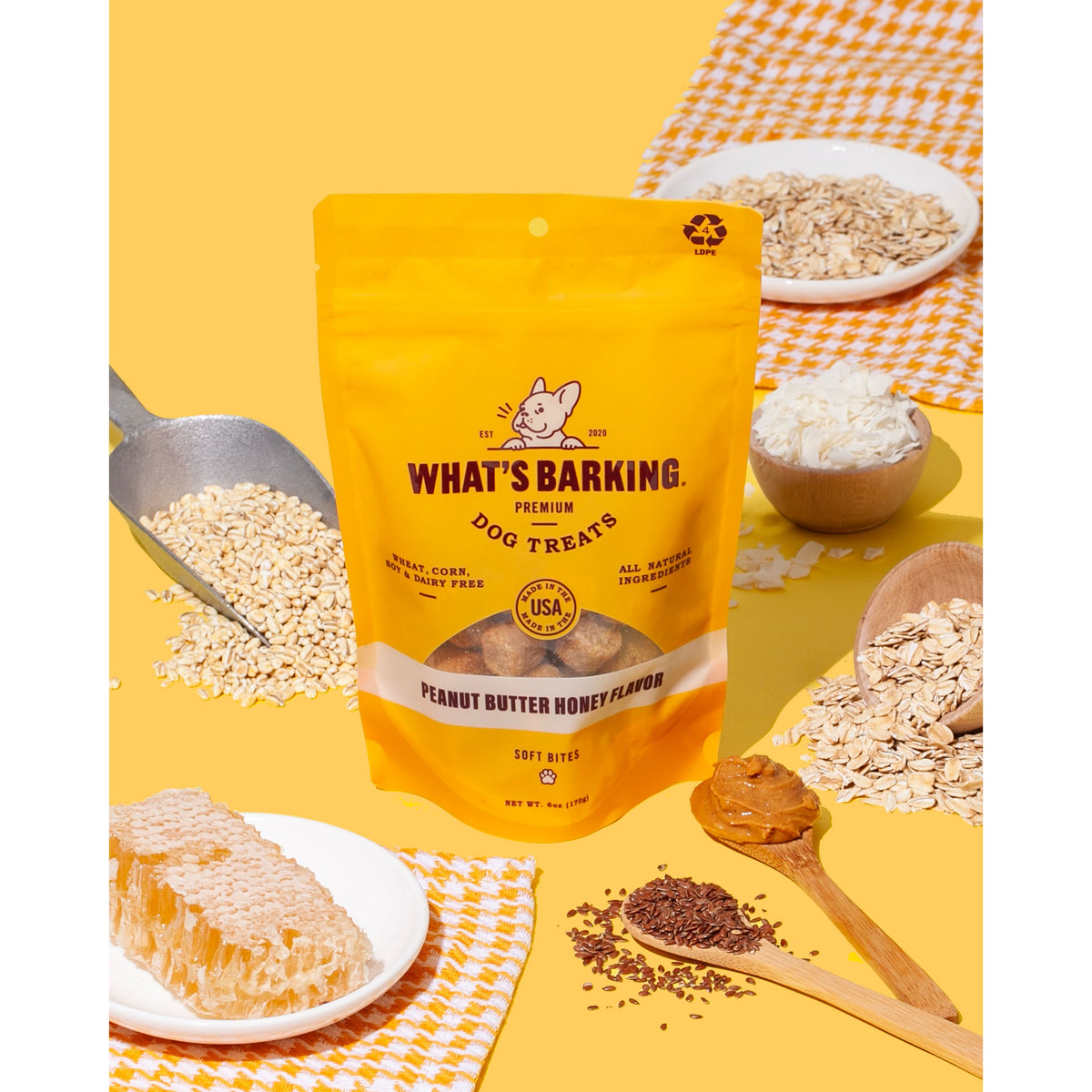 What&#39;s Barking - Peanut Butter Honey Dog Treats