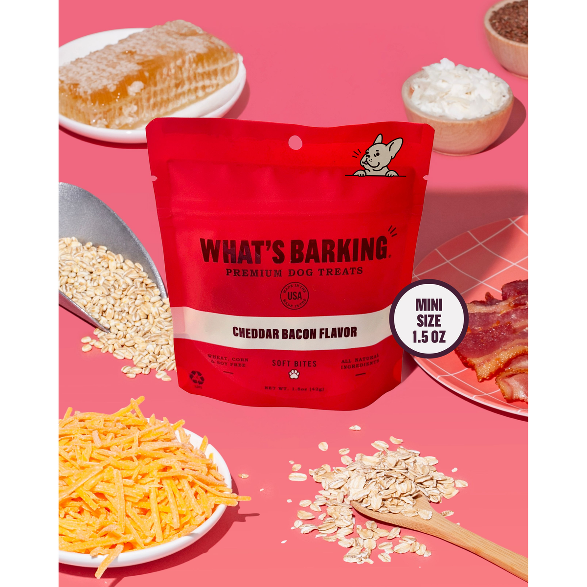 What&#39;s Barking - Cheddar Bacon Dog Treats