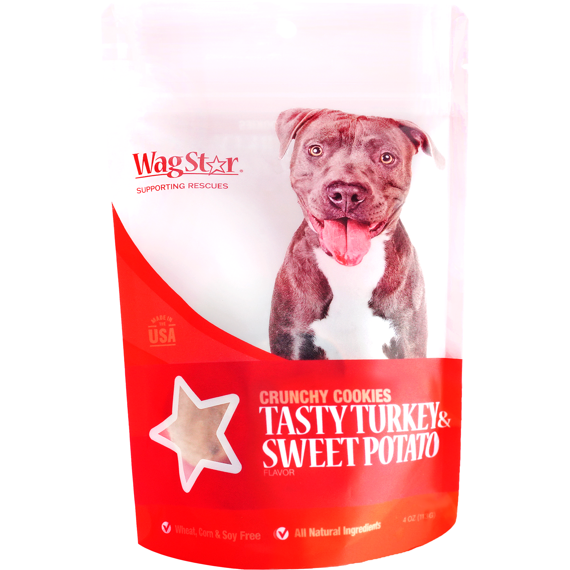 WagStar - Tasty Turkey & Sweet Potato Crunchy Dog Treats