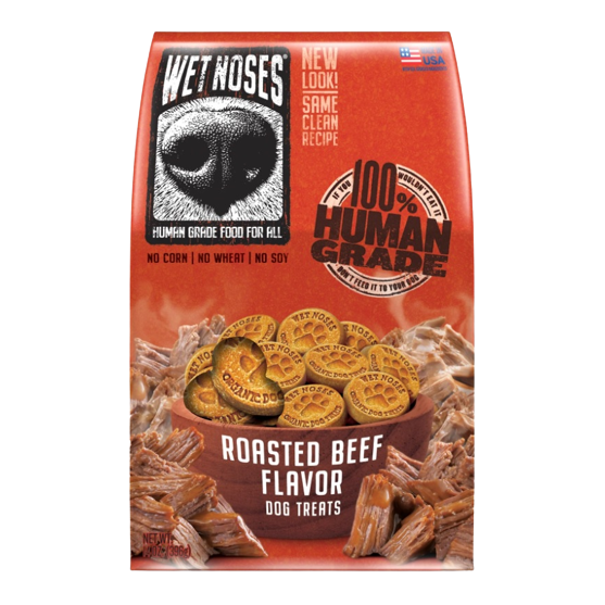 Wet Noses - Roasted Beef Crunchy Treats 14oz