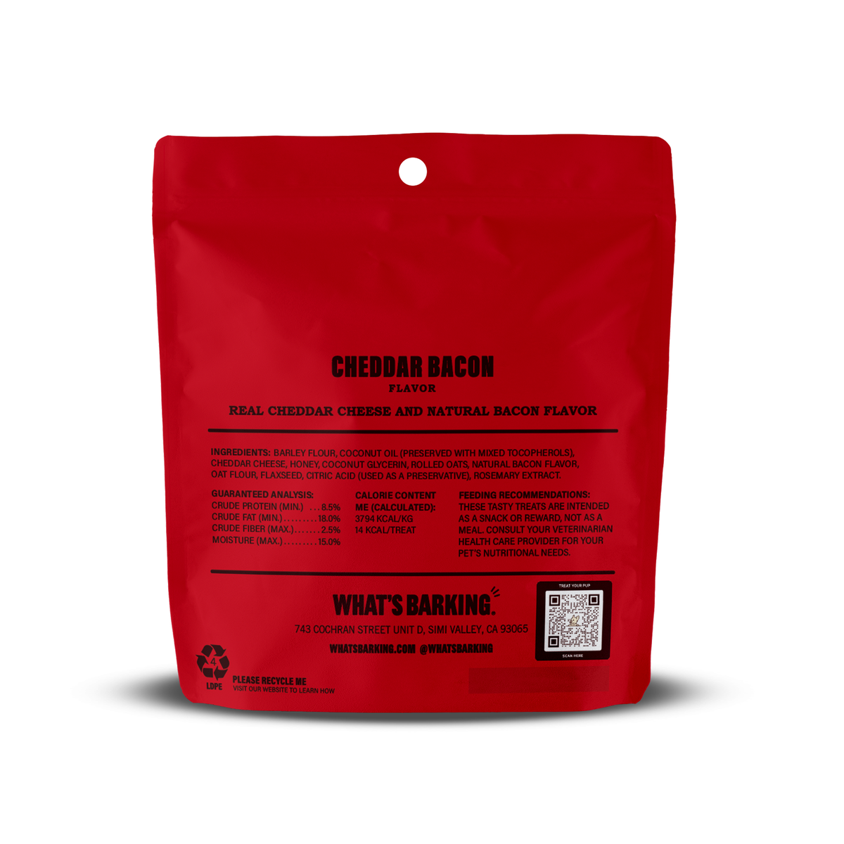 What&#39;s Barking - Cheddar Bacon Dog Treats