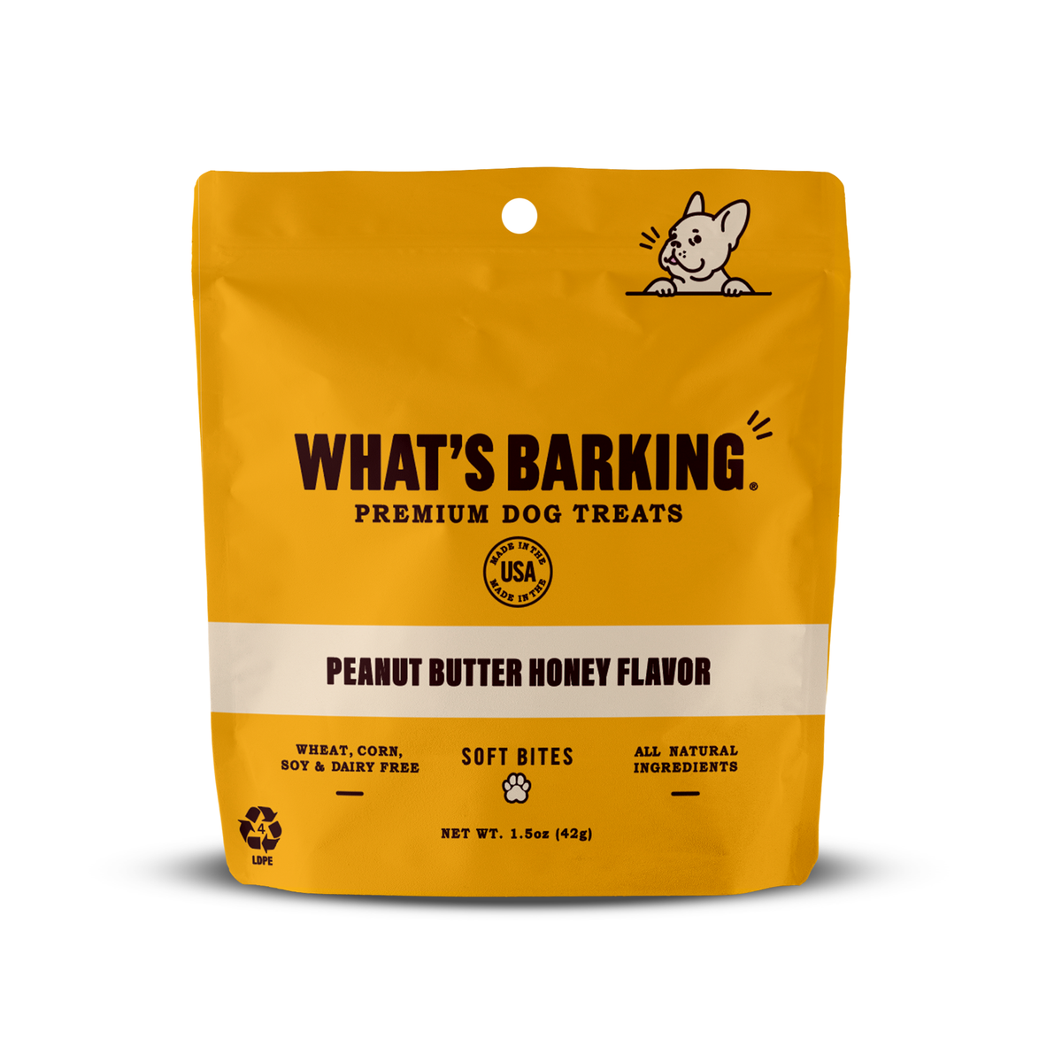 What&#39;s Barking - Peanut Butter Honey Dog Treats