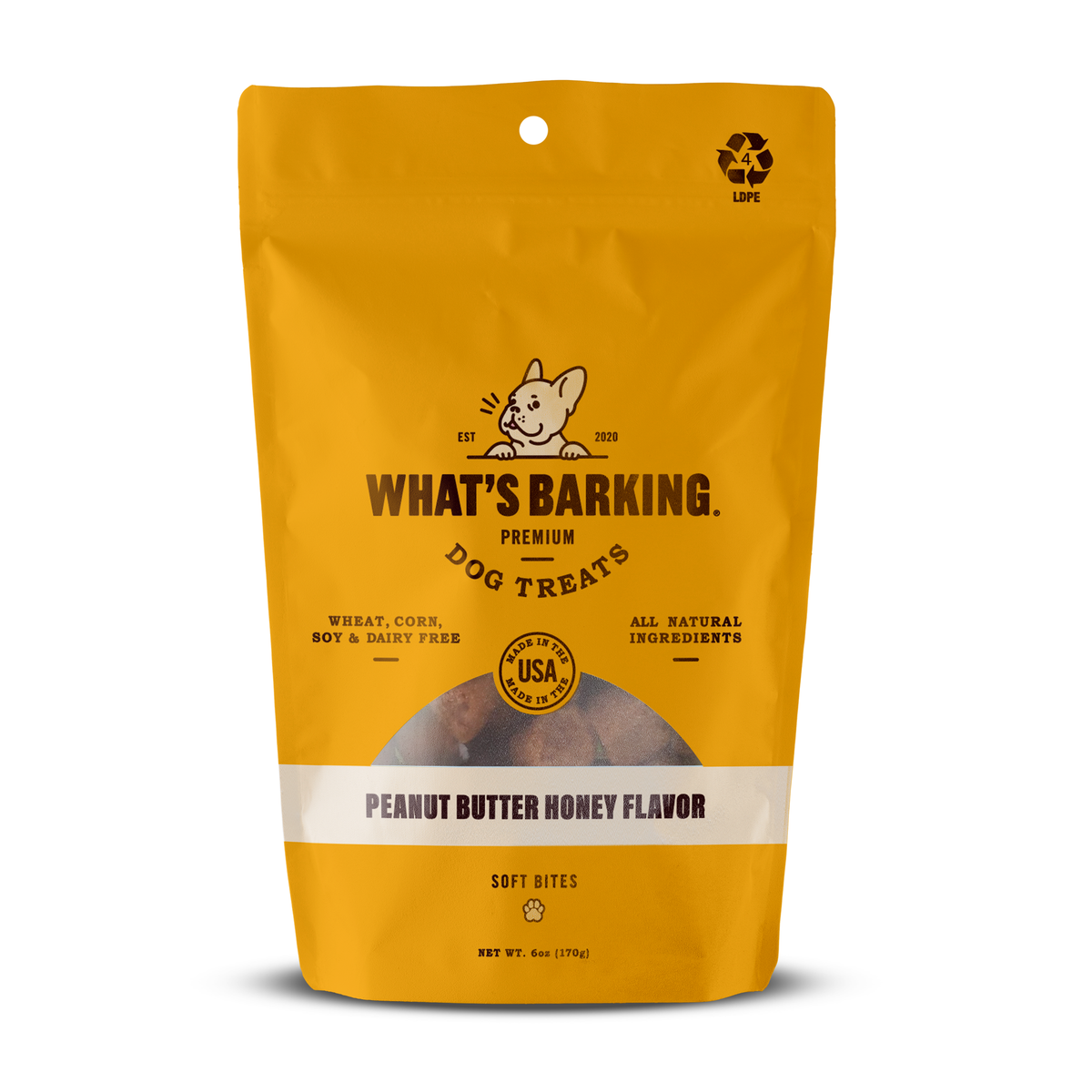 What&#39;s Barking - Peanut Butter Honey Dog Treats