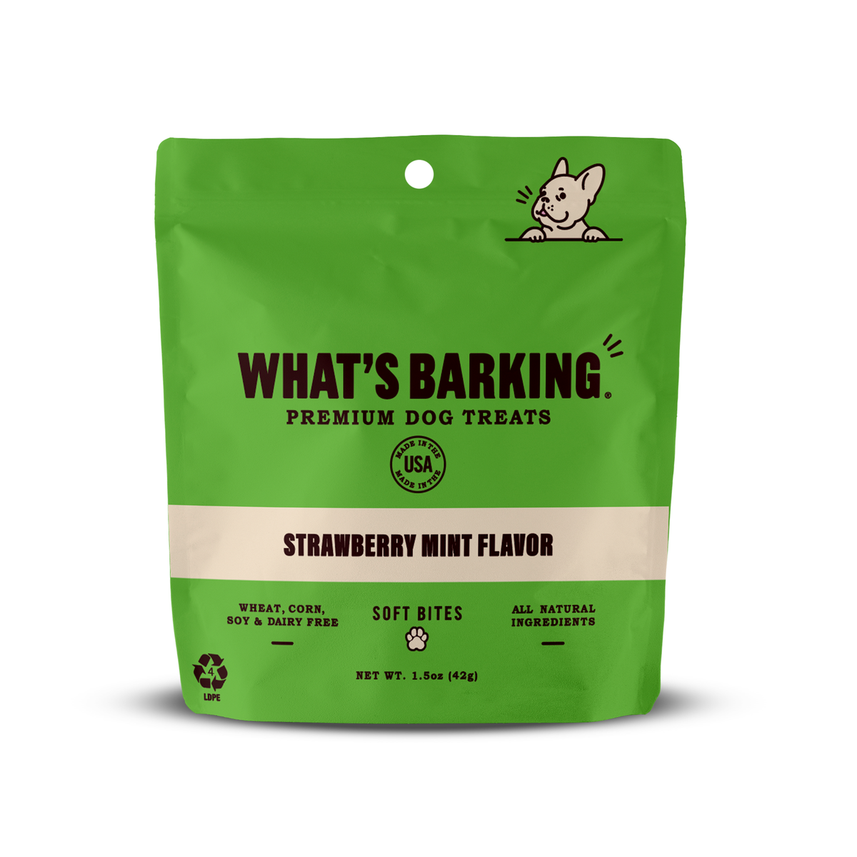 What&#39;s Barking - Strawberry Mint Dog Treats