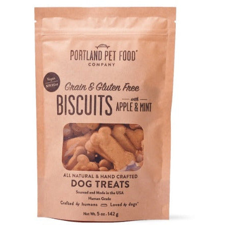 Portland Pet Food - Grain & Gluten-Free Apple & Mint Biscuits
