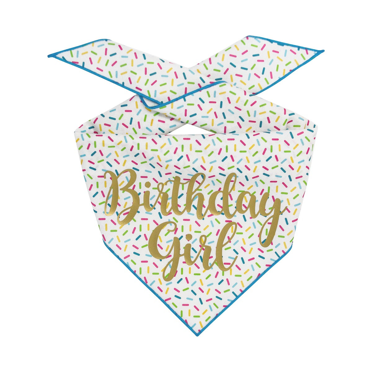 Paisley Paw Designs - Confetti Birthday Bandana (Foil Letters)