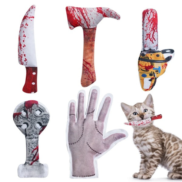 Nocciola - Bloody Meowy Halloween Catnip Toys, 5 Pieces