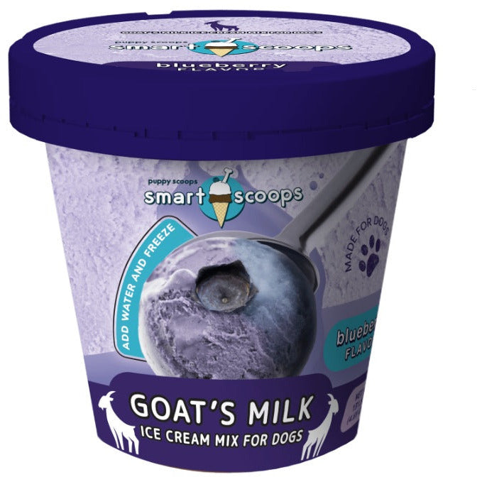 Puppy Scoops - Goat's Milk Blueberry Ice Cream Mix for Dogs