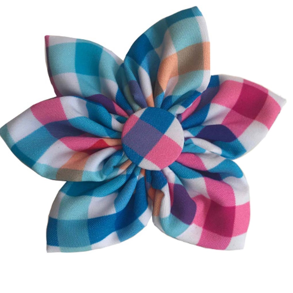 Huxley &amp; Kent - Blue &amp; Green Check Pinwheel