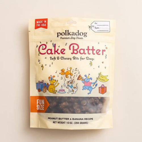 Polkadog - Cake Batter - PB &amp; Banana Dog Treats
