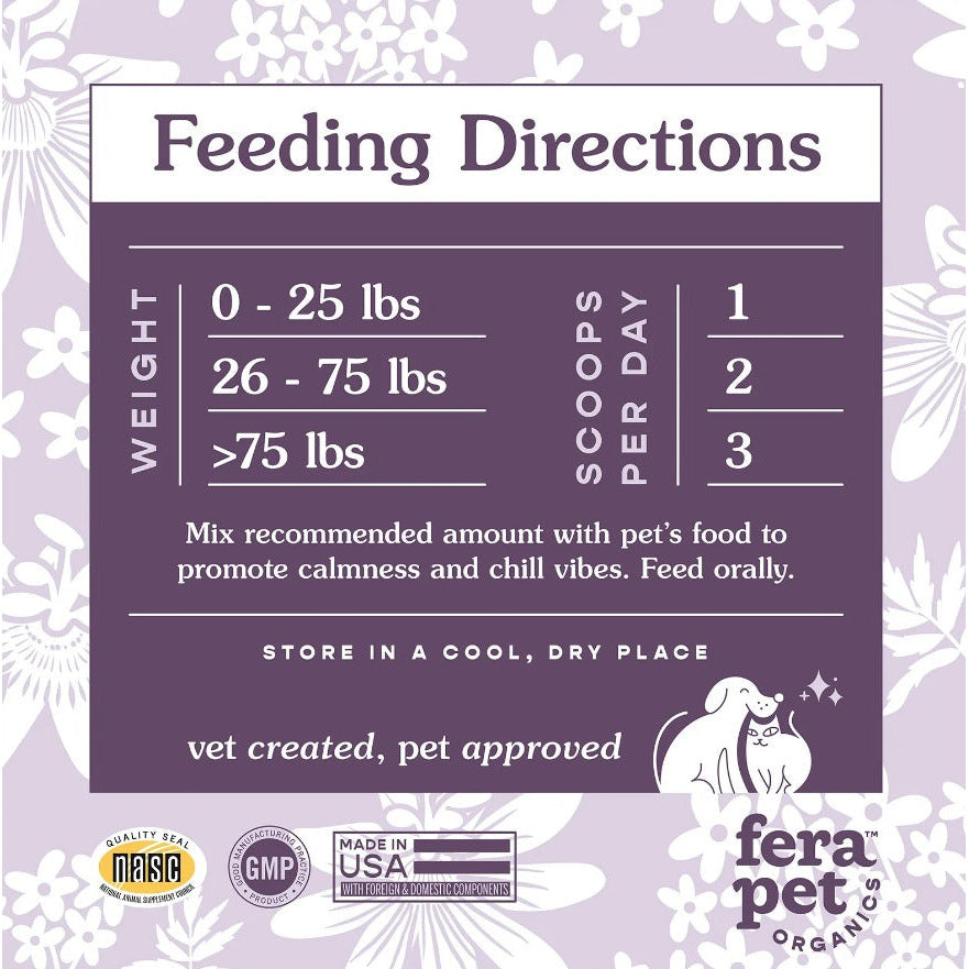 Fera Pet Organics - Calming Support for Dogs and Cats