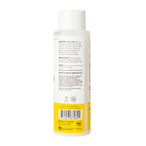Skout&#39;s Honor - Cat Probiotic Shampoo &amp; Conditioner, Honeysuckle