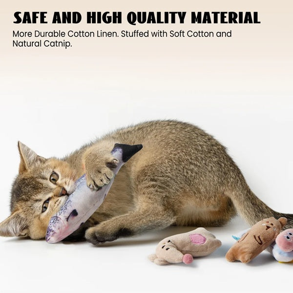 Nocciola - Catnip Toy Playset, 12 Pieces