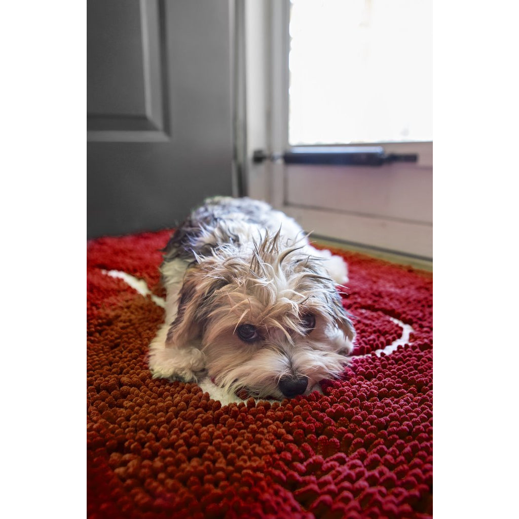 Soggy Doggy - Super Absorbent Doormat, Large, Cranberry
