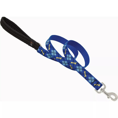LupinePet Originals - 3/4" Dapper Dog Leash, 6Ft