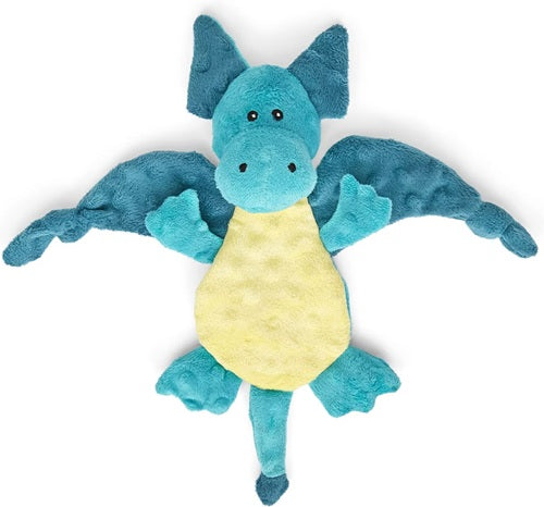 BARK - Dingbert the Dragon Squeak &amp; Crinkle Plush Dog Toy