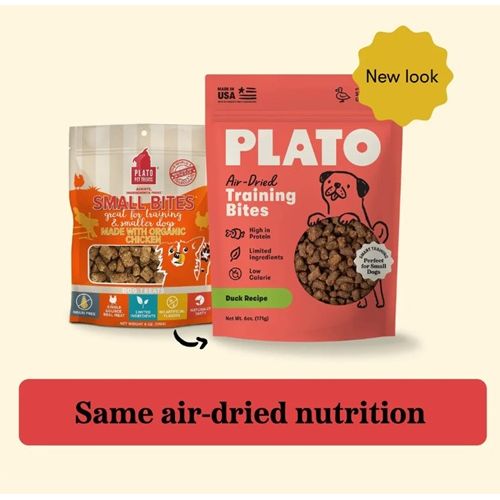 Plato Pet Treats - Air-Dried Duck Small Bites/Training Bites
