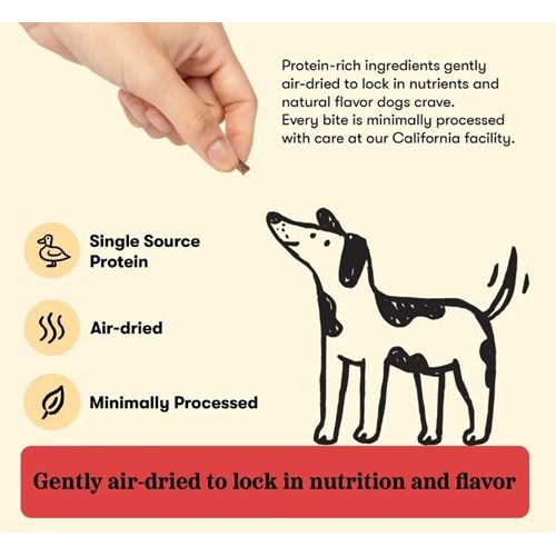 Plato Pet Treats - Air-Dried Duck Small Bites/Training Bites