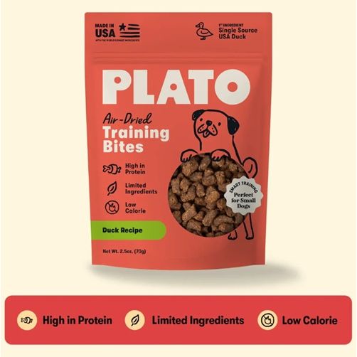 Plato Pet Treats - Air-Dried Duck Small Bites/Training Bites