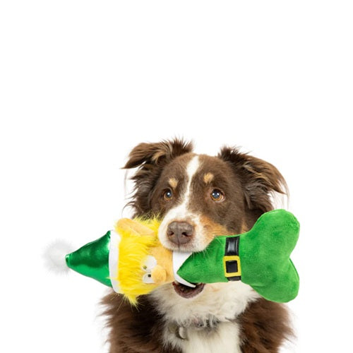 Huxley &amp; Kent Power Plush - Elfin' Bone Dog Toy