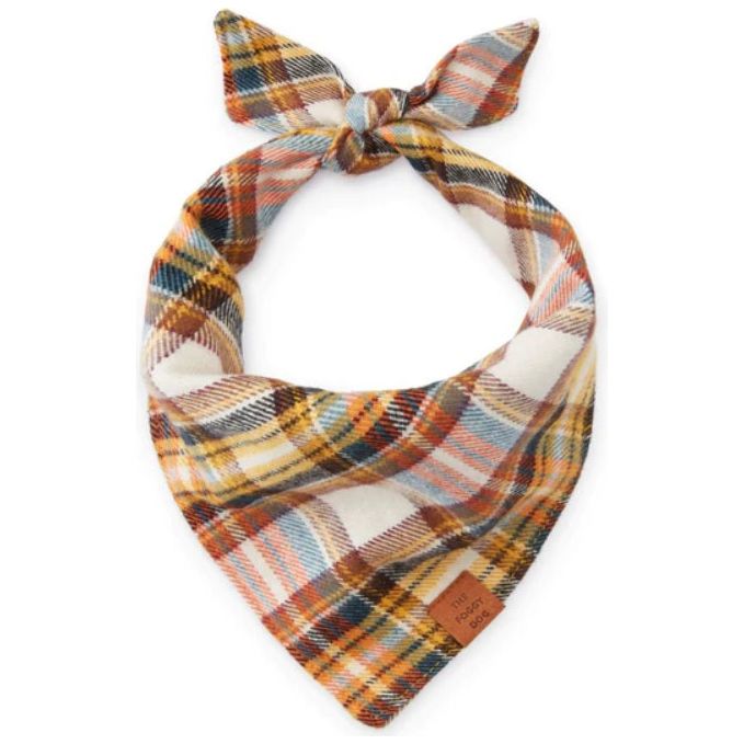 The Foggy Dog - Cornucopia Flannel Bandana