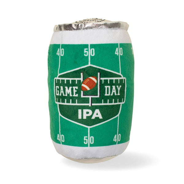Fringe Toy Box- Game Day Football IPA Beer Can Dog Toy