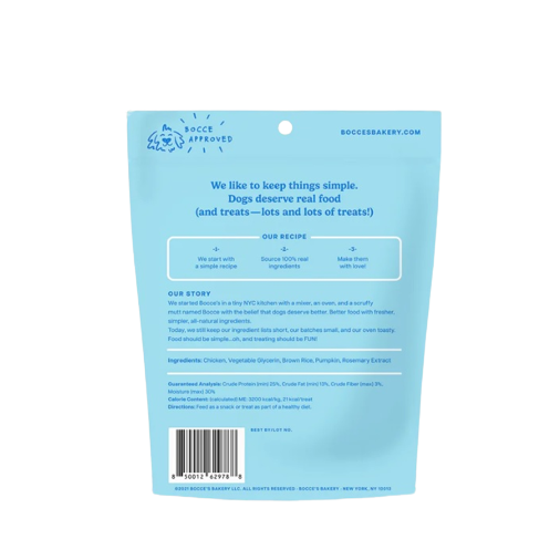 Bocce&#39;s Bakery Grazers - Chicken &amp; Pumpkin Jerky