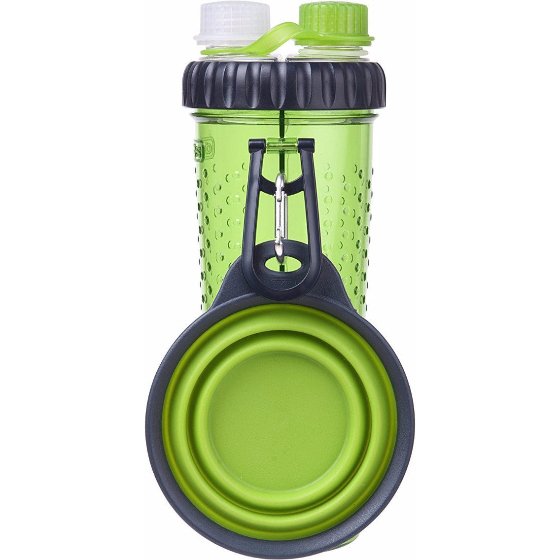 thumbnail image 2 of Dexas Popware For Pets Snack Duo Dual Chambered Hydration Bottle And Snack Container With Collapsible Pet 2 of 11
