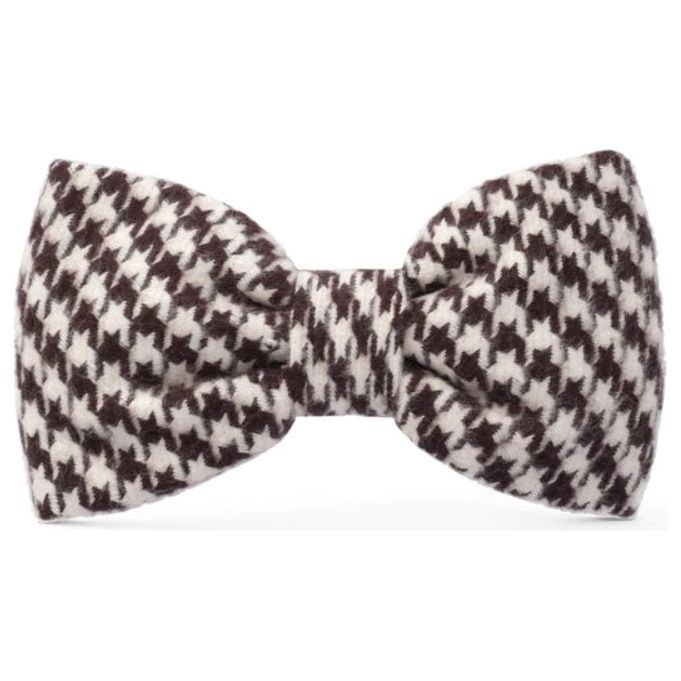 The Foggy Dog - Houndstooth Flannel Bow Tie
