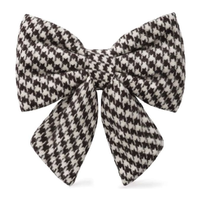 The Foggy Dog - Houndstooth Flannel Lady Bow Tie