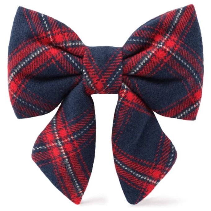 The Foggy Dog - Kingston Plaid Flannel Lady Bow Tie