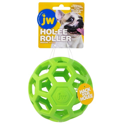 JW Pet - Hol-ee Roller Ball Dog Toy - Colors Vary