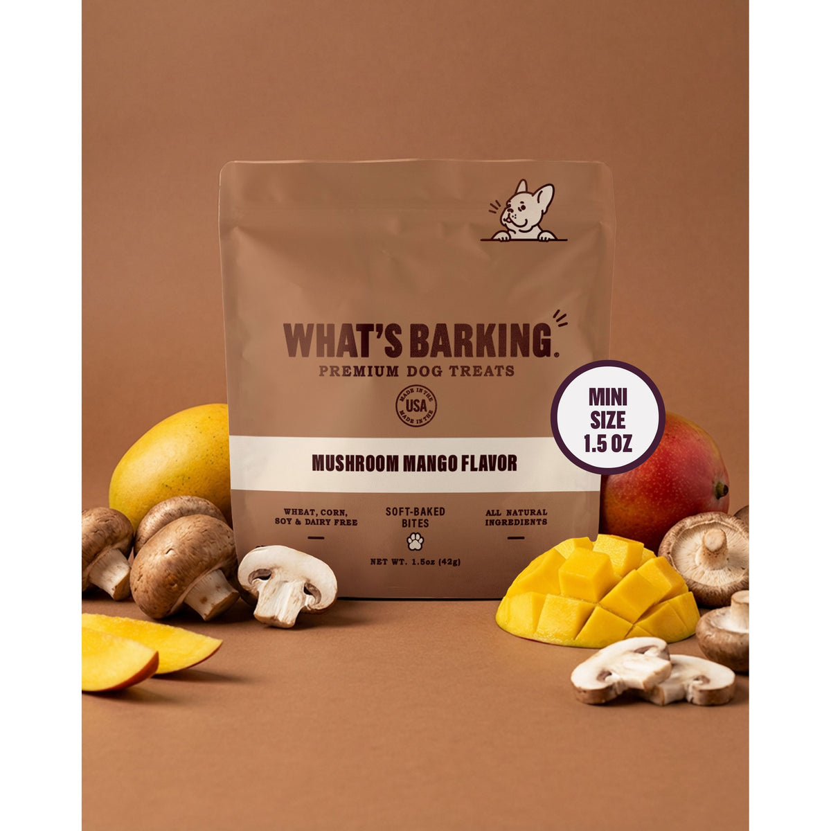 What's Barking - Mushroom Mango Dog Treats