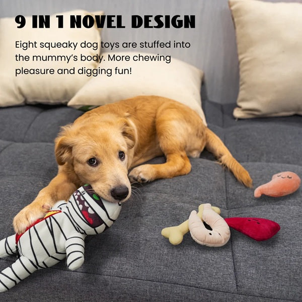 Nocciola - Zombie Mummy Halloween Dog Toy