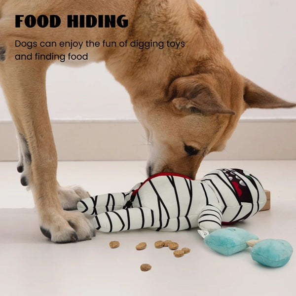 Nocciola - Zombie Mummy Halloween Dog Toy