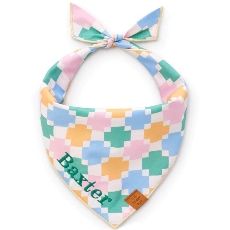 The Foggy Dog - Patchwork Quilt Bandana