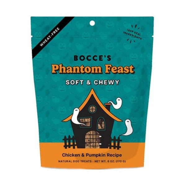 Bocce's - Phantom Feast - Chicken &amp; Pumpkin Treats - 6oz