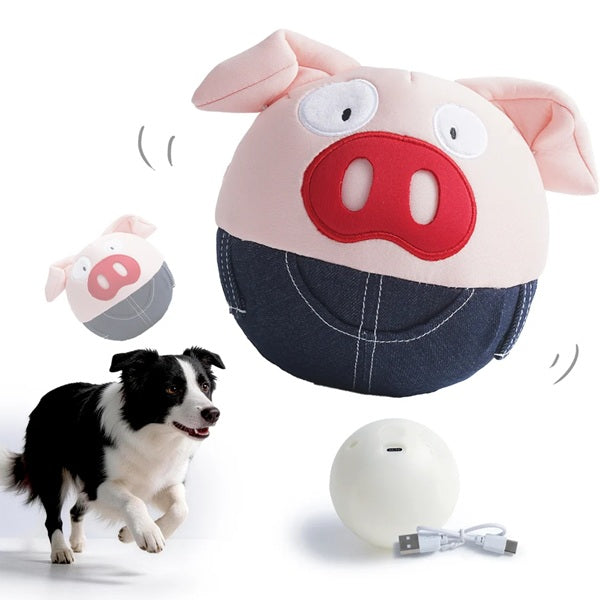 Nocciola - Bouncing Pig Interactive Treat-Hiding Dog Toy