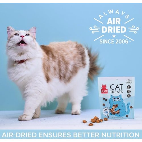 Plato Cat Treats - Salmon and Tuna Recipes - 2.5 oz