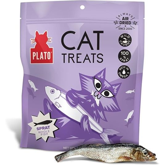 Plato Cat Treats - Sprat Whole Fish - 1.5 oz