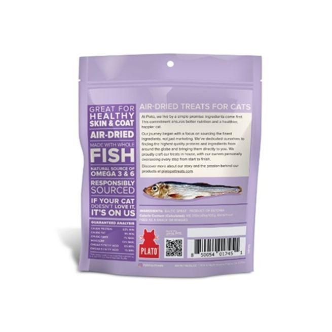 Plato Cat Treats - Sprat Whole Fish - 1.5 oz